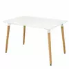 Стіл обідній ВЕЗУВІЙ MDF 120*80, білий Стіл обідній ВЕЗУВІЙ MDF 120*80, білий