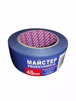 Малярна стрічка"Майстер"48мм.(4сп.24шт/ящ)Pro синя Малярна стрічка"Майстер"48мм.(4сп.24шт/ящ)Pro синя