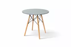 Стіл обідній ЕТНА MDF (D=80cm), сірий Стіл обідній ЕТНА MDF (D=80cm), сірий