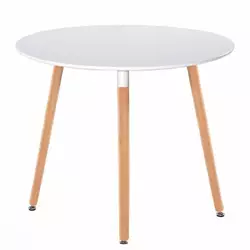 Стіл обідній СІРІУС (Китай) MDF (D=60cm), білий Стіл обідній СІРІУС (Китай) MDF (D=60cm), білий