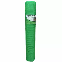 Сітка вольєрна 12*14"AgroStar"1*100 м(зелена) Сітка вольєрна 12*14"AgroStar"1*100 м(зелена)