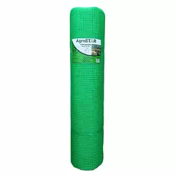 Сітка вольєрна 12*14"AgroStar"1*200 м (зелена) Сітка вольєрна 12*14"AgroStar"1*200 м (зелена)