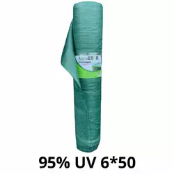 Сітка затіняюча "AgroStar"з UV(6*50) 95%затінення Сітка затіняюча "AgroStar"з UV(6*50) 95%затінення