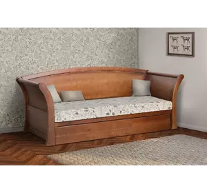 Ліжко Адріатика 800*1900, каштан (246 )