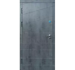 Двері Ф3 Маестро метал 2050*960 ліві бетон сірий
